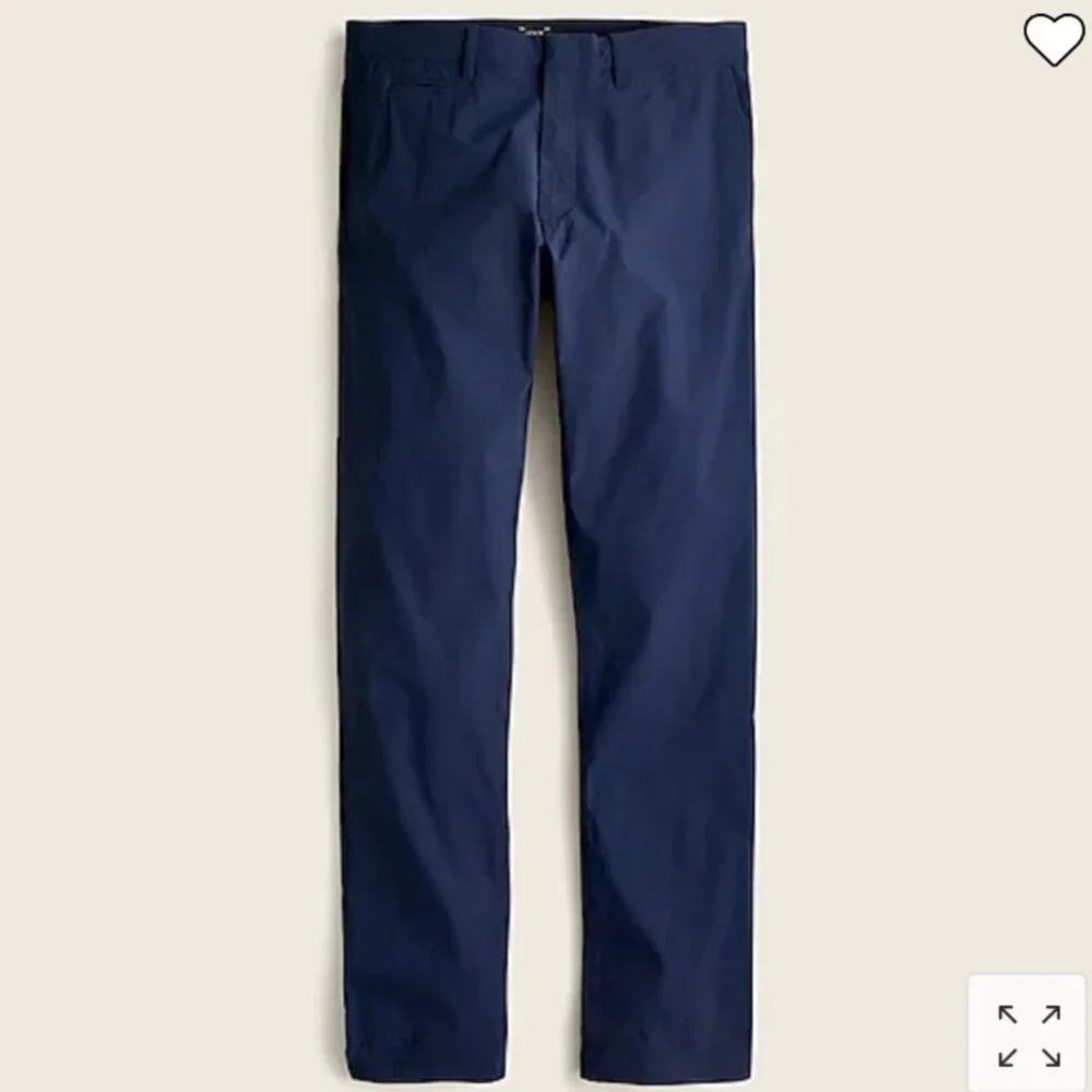 EUC Men's J. CREW 484 Slim-Fit Tech Pant Stretch Navy |‎ Size W36 X L32